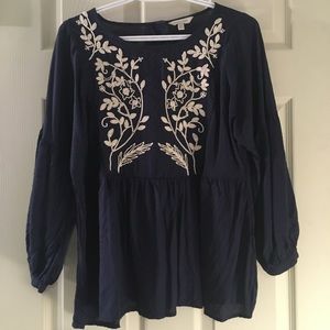 Lucky Brand Peasant Style Top